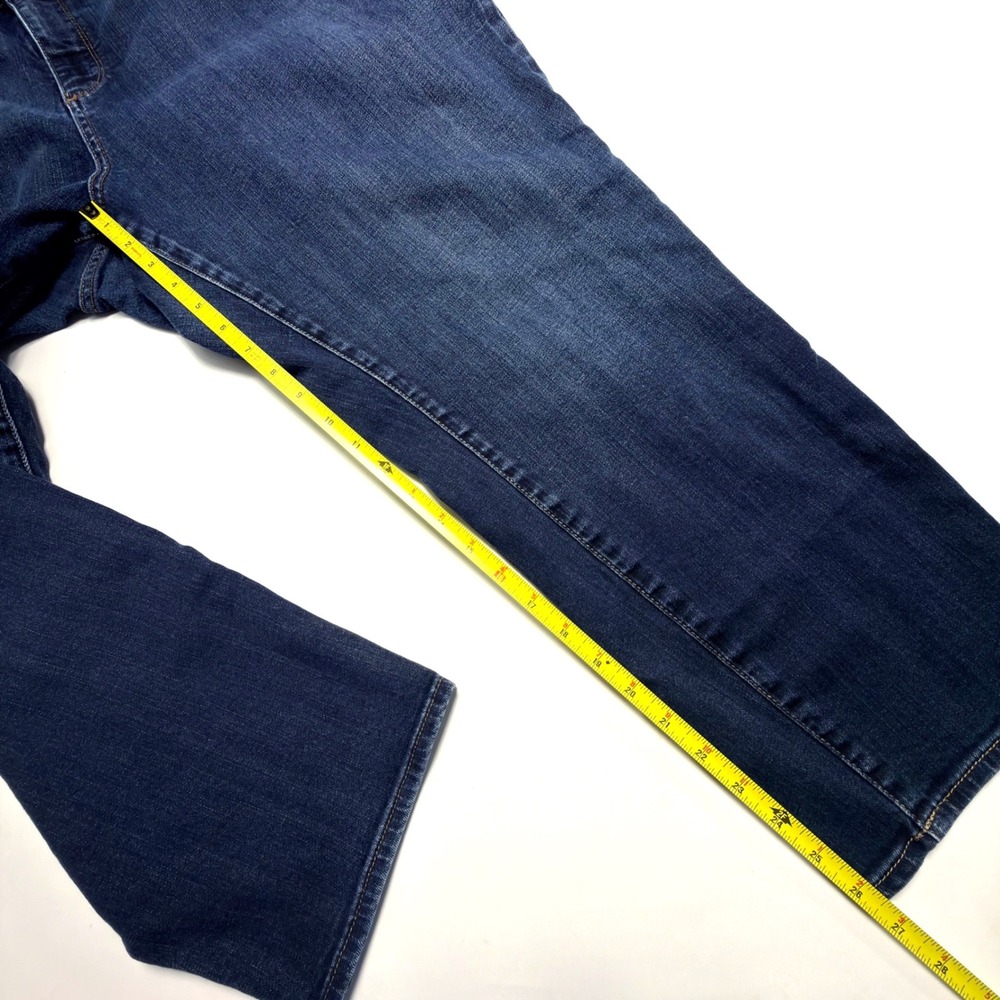 KUT from the Kloth Cropped Kick Flare Jeans 24W Dark Wash Plus - Picture 2 of 11